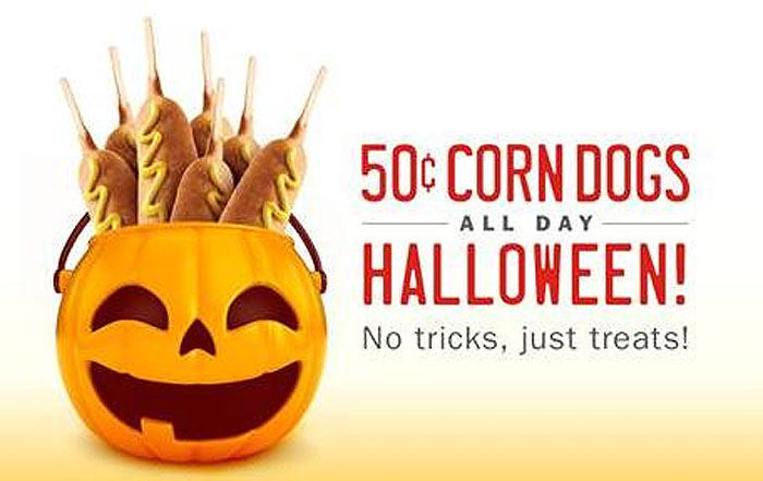 Sonic Halloween Corn Dogs