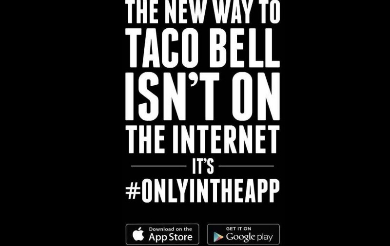 Taco Bell Launches Online Ordering App