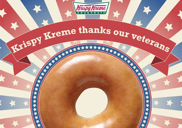 Krispy Kreme Veterans Day
