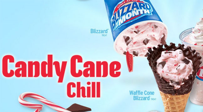 Dairy Queen Candy Cane Chill