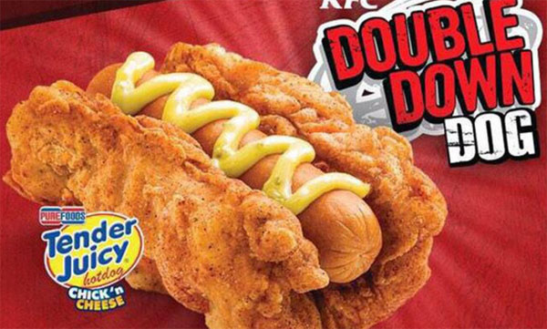 KFC Double Down Dog