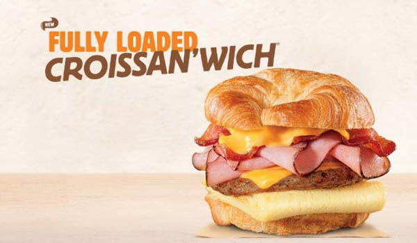 Burger King Releases Fully Loaded Croissan’wich