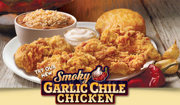 Popeye’s Introduces Smoky Garlic Chile Chicken
