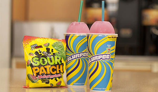 7-Eleven Debuts Sour Patch Watermelon Slurpees