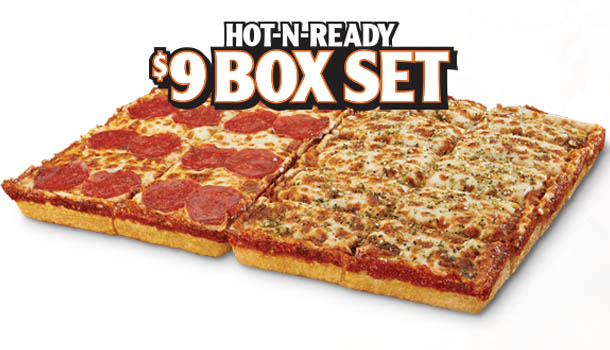 Little Caesars Releases Deep Dish Pizza with Cheese Bread Box