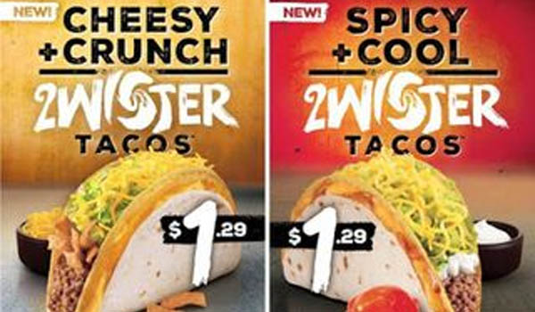 Taco Bell Testing “2wister” Tacos in Ohio