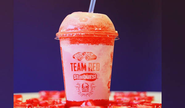 Taco Bell Releases Starburst Cherry Freeze