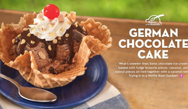 Baskin-Robbins’ November Flavor Of The Month: German Chocolate Cake