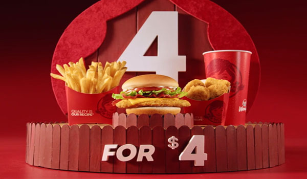 Wendy's Changing Up 4 for $4 with Crispy Chicken BLT ...