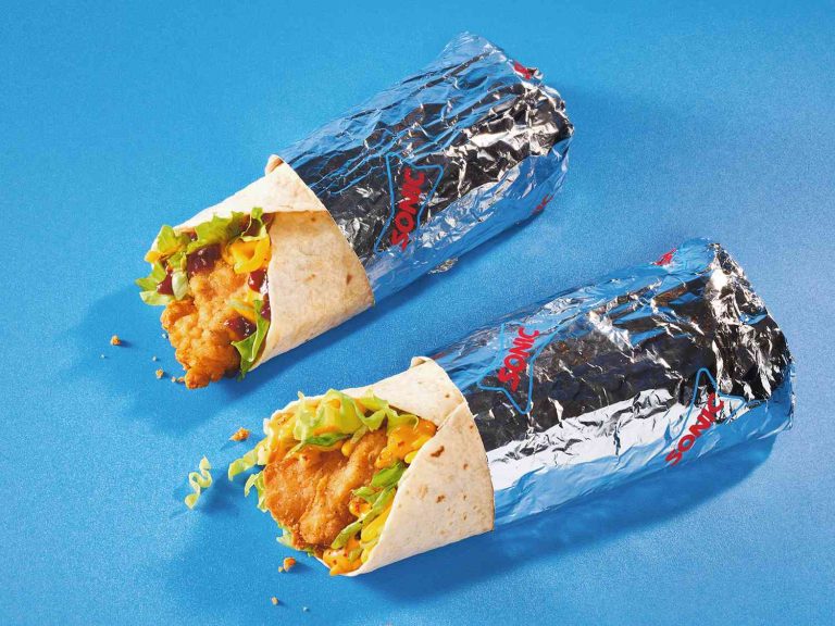 Image of Sonic's Chicken Wraps close up of the Sonic $1.99 Deal