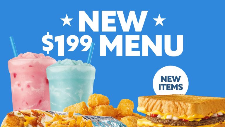 Sonic $1.99 Deal Menu